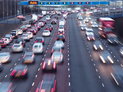 Traffico automobile autostrada